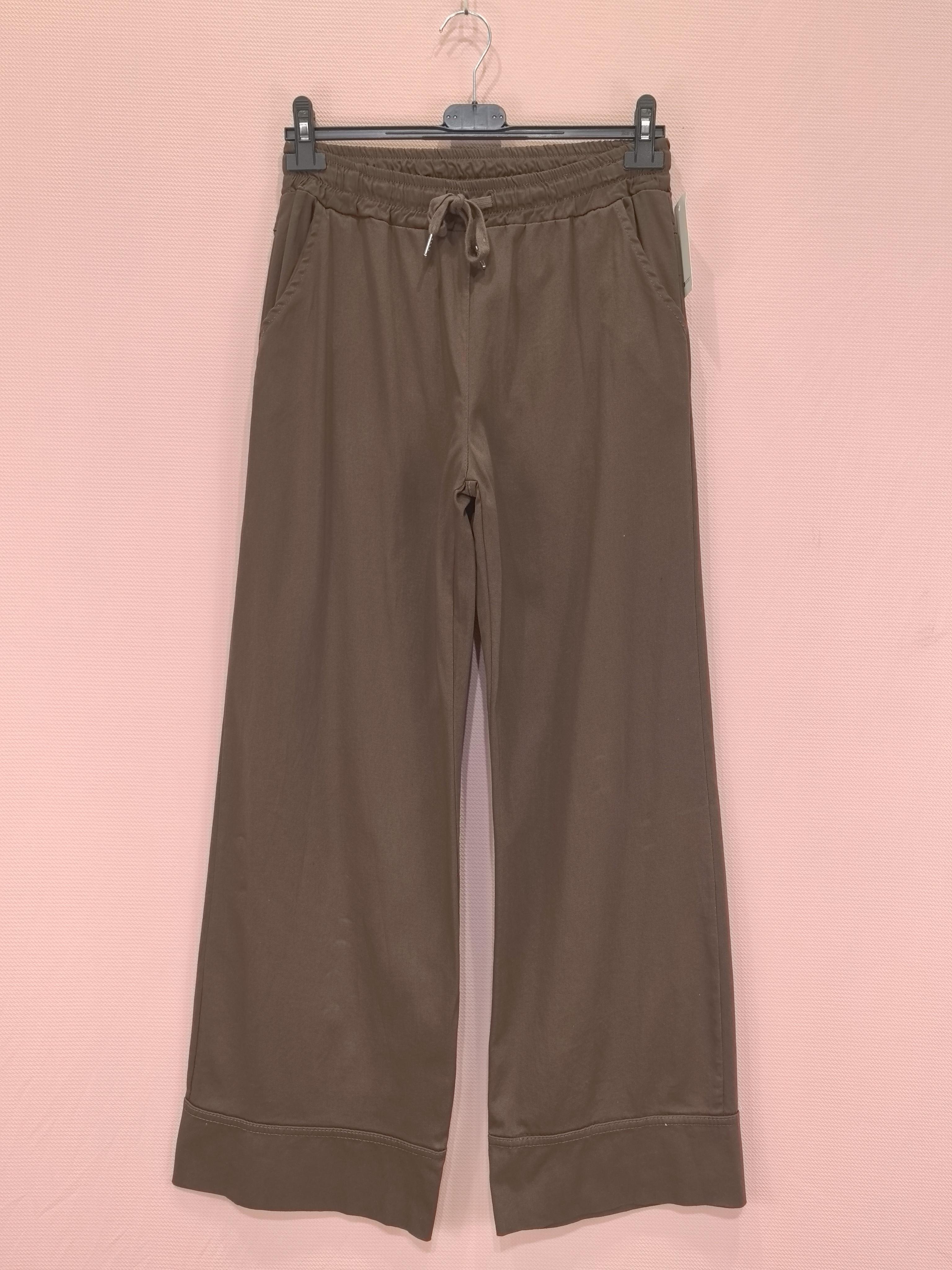 Pantaloni Donna Brown NEW SUNSHINE 52955 #c Efashion Paris