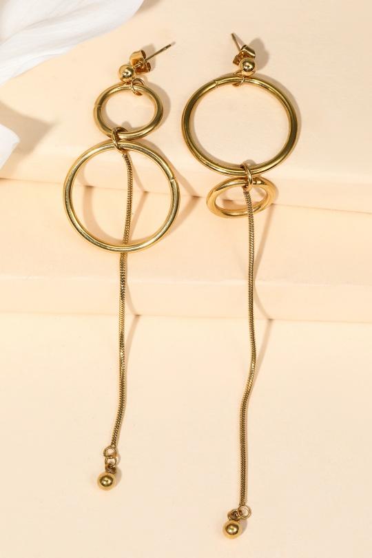 Earrings Accessories Gold ECLAT 03BOU160480 Efashion Paris