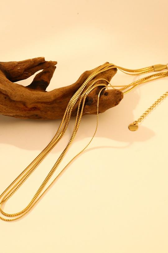 Colliers Accessoires Doré ECLAT 0J8A0933 Efashion Paris