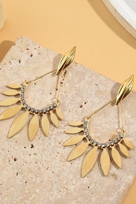 Boucles d'oreilles Accessoires Doré ECLAT 18BOU234520 Efashion Paris