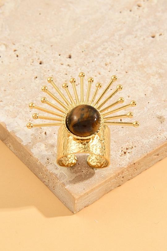 Rings Accessories Gold ECLAT 18BAG30320 Efashion Paris