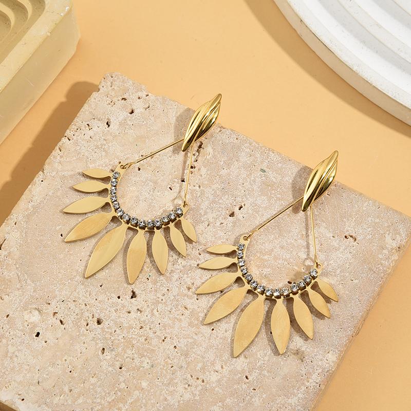 Boucles d'oreilles Accessoires Doré ECLAT 18BOU234520 #c Efashion Paris