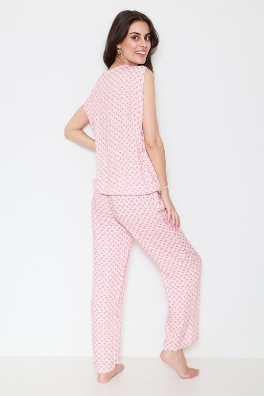 Top Donna Pink GG luxe FM287 Efashion Paris