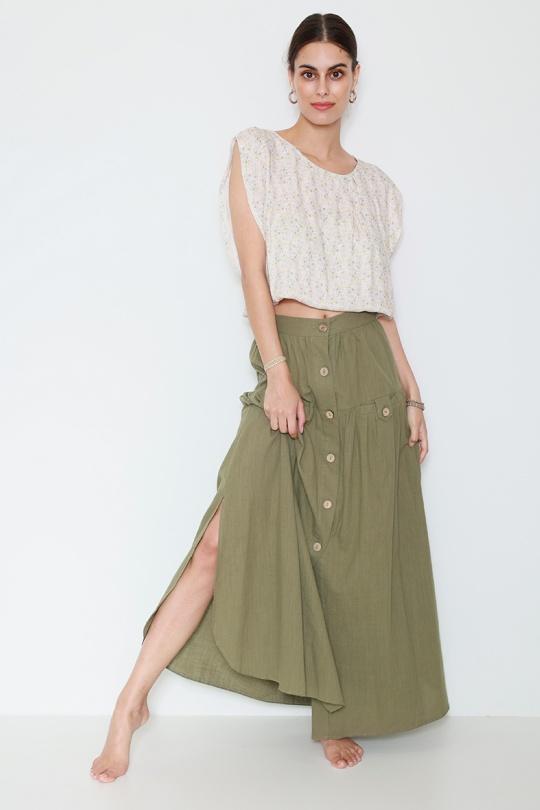 Top Donna Pink GG luxe FM287 Efashion Paris