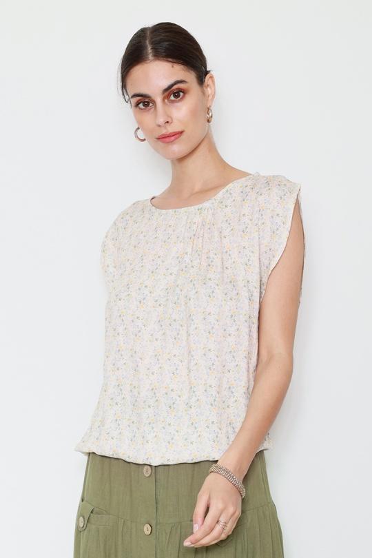 Top Donna Pink GG luxe FM287 Efashion Paris