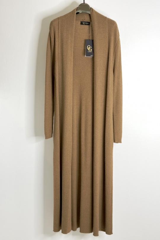 Cárdigans Mujer Camel GG luxe  8246 Efashion Paris