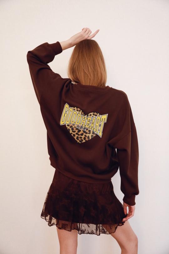 Sweats Femme Chocolat GG luxe 1349 Efashion Paris