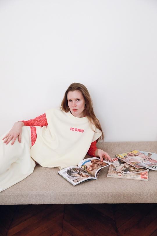 Sweats Femme Vanille GG luxe 1298 Efashion Paris