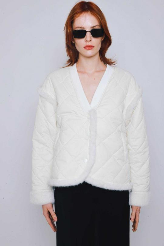 Doudounes Femme Blanc GG luxe 1172 Efashion Paris