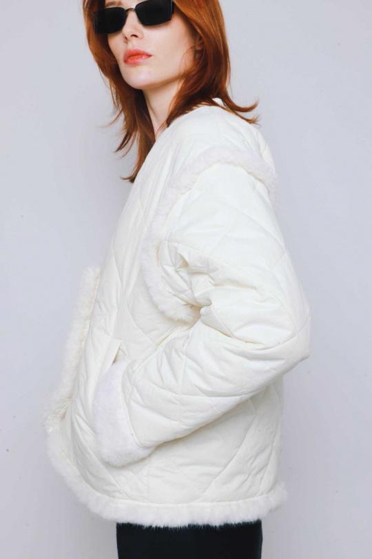 Doudounes Femme Blanc GG luxe 1172 Efashion Paris