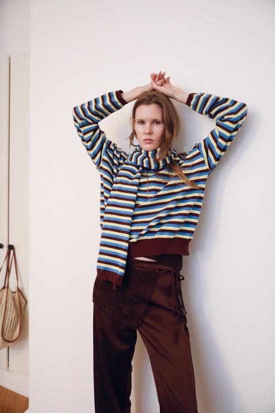 Tops Femme Chocolat GG luxe 5816 Efashion Paris