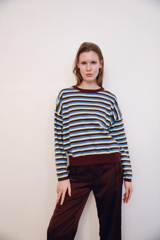 Tops Femme Chocolat GG luxe 5816 Efashion Paris