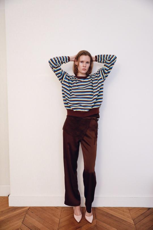 Tops Femme Chocolat GG luxe 5816 Efashion Paris