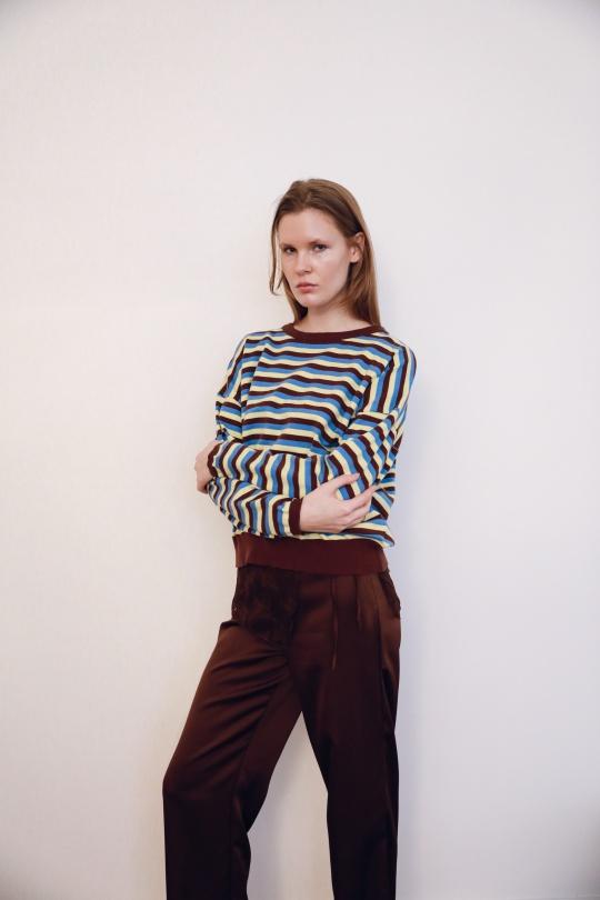 Tops Femme Chocolat GG luxe 5816 Efashion Paris