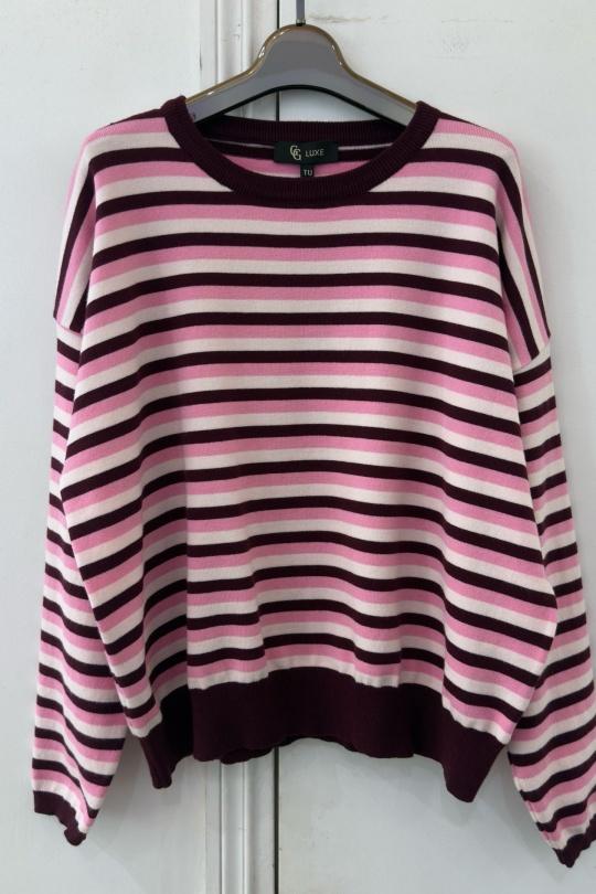 Tops Femme Chocolat GG luxe 5816 Efashion Paris