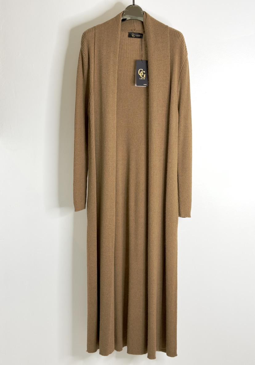 Cárdigans Mujer Camel GG luxe  8246 #c Efashion Paris