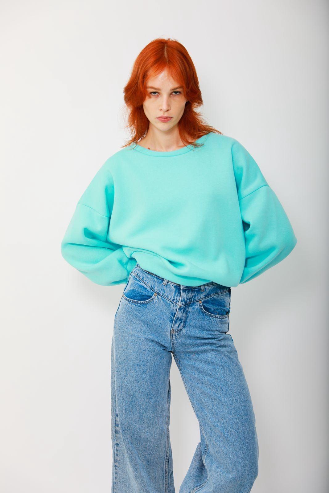 Sweats Women Turquoise GG luxe 12257B #c Efashion Paris