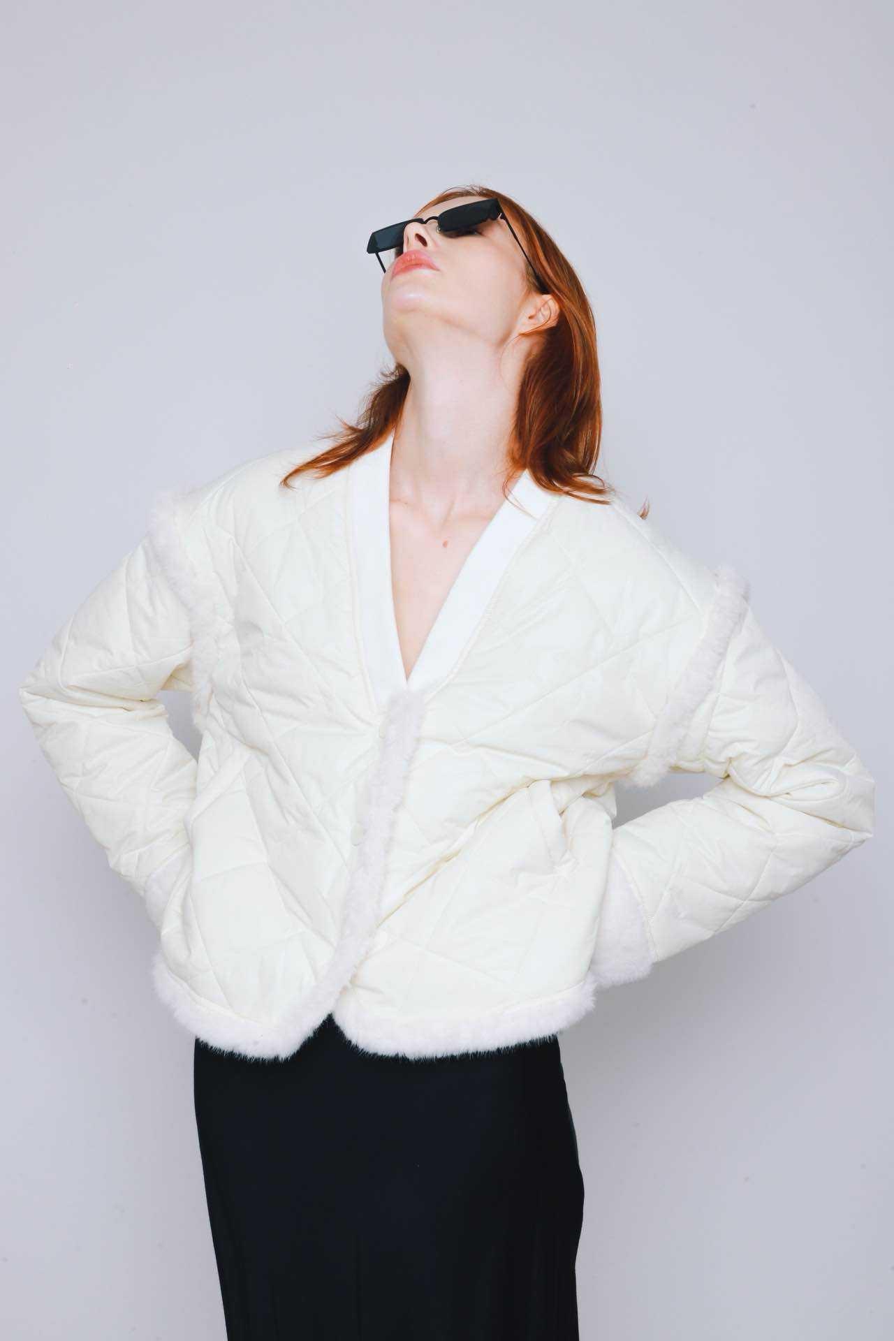 Doudounes Femme Blanc GG luxe 1172 #c Efashion Paris