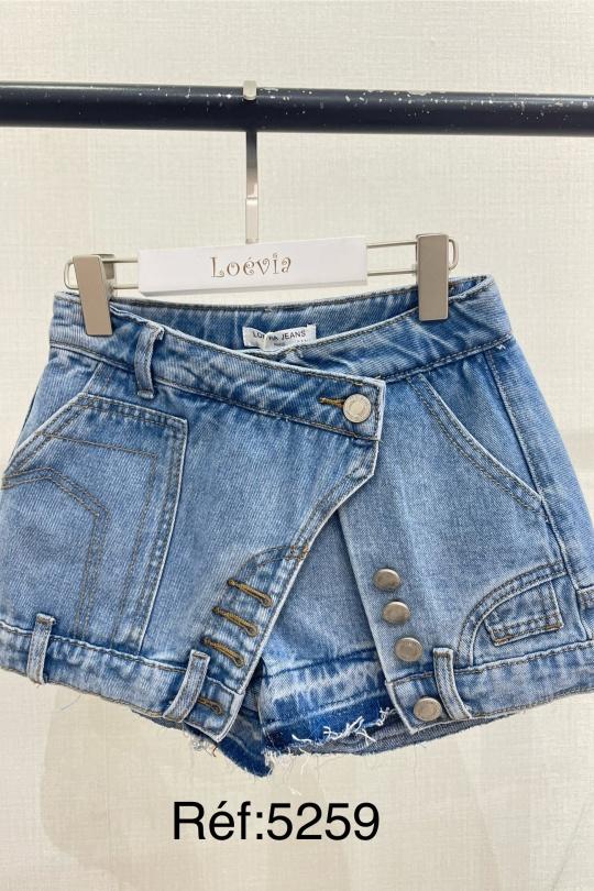 Bas Enfant & Bébé  Bleu jean LOEVIA 5259 Efashion Paris