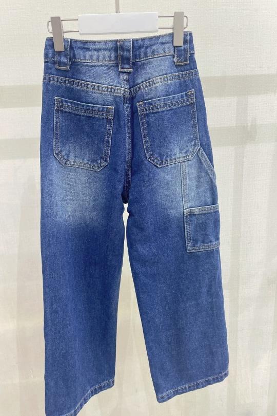 Bas Enfant & Bébé  Bleu jean LOEVIA B5385 Efashion Paris