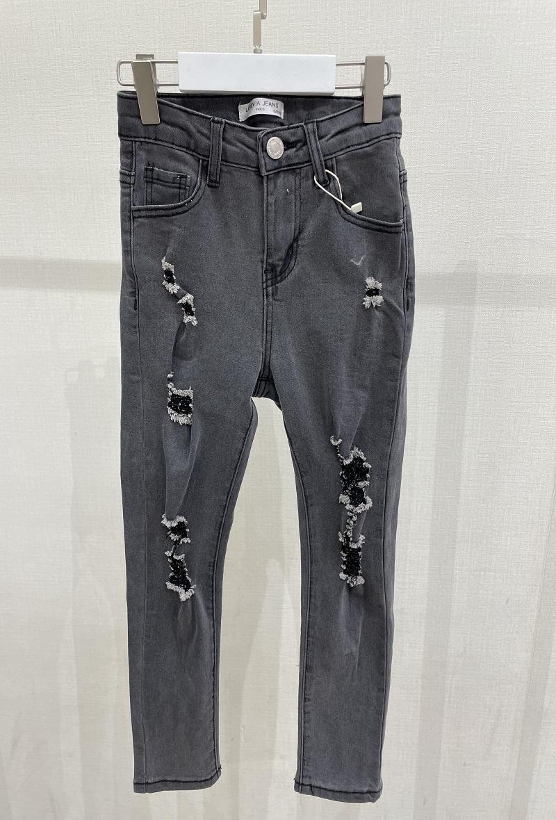 Bas Enfant & Bébé  Gris anthracite LOEVIA 5187 #c Efashion Paris