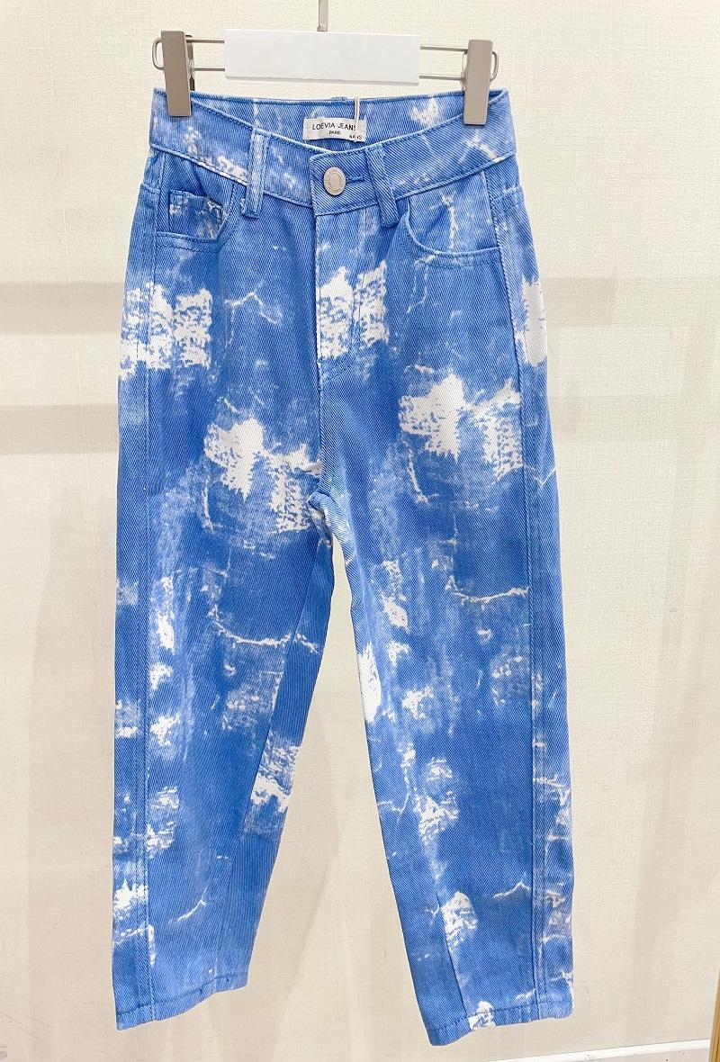 Bas Enfant & Bébé  Bleu jean LOEVIA 5337 #c Efashion Paris
