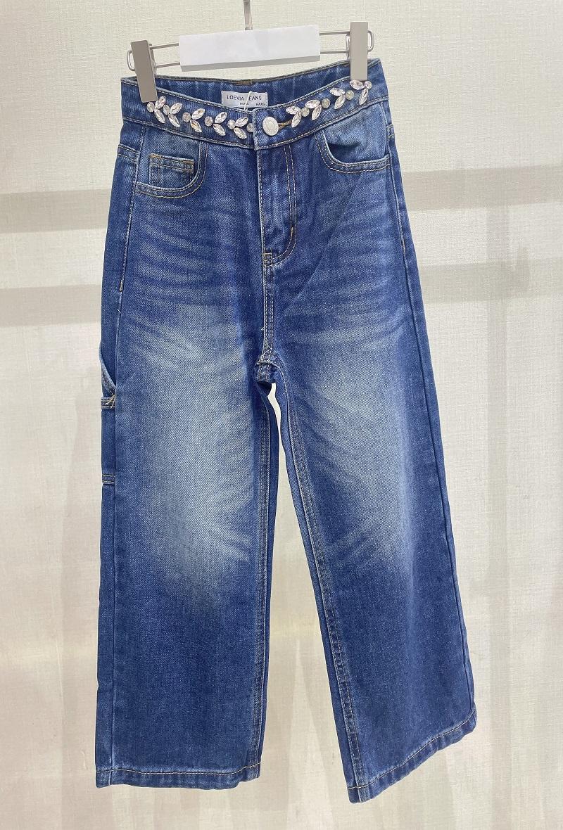 Bas Enfant & Bébé  Bleu jean LOEVIA B5385 #c Efashion Paris