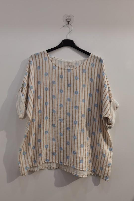 Tops Femme Beige ROSEMARY COLLECTION FLE750GAZ Efashion Paris