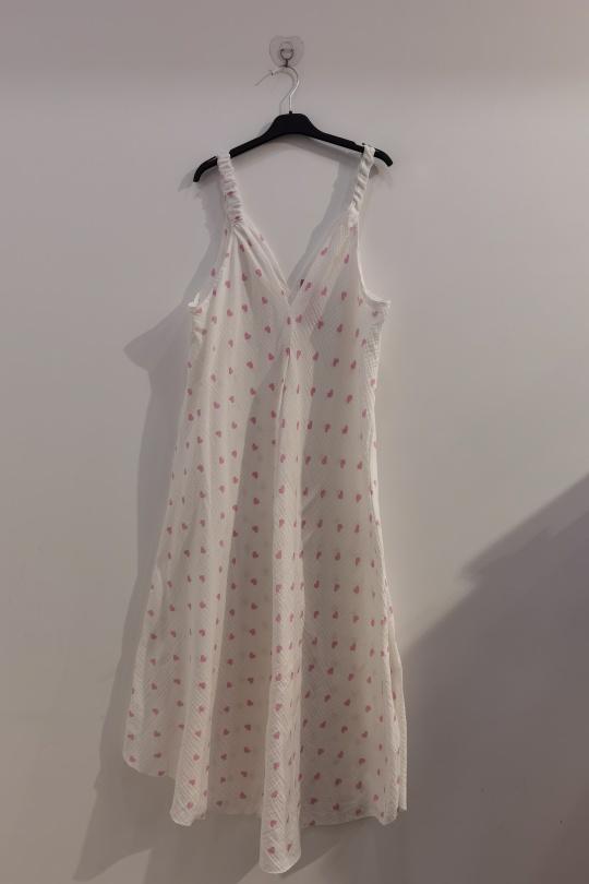 Robes longues Femme Rose ROSEMARY COLLECTION WIN1100 Efashion Paris
