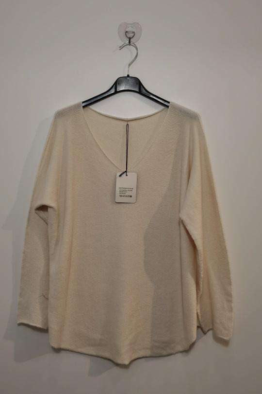 Pulls Femme Ecru ROSEMARY COLLECTION PBT600V Efashion Paris