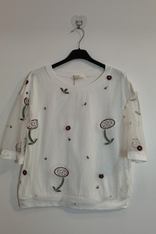 Tops Femme Blanc ROSEMARY COLLECTION VOILE850 Efashion Paris