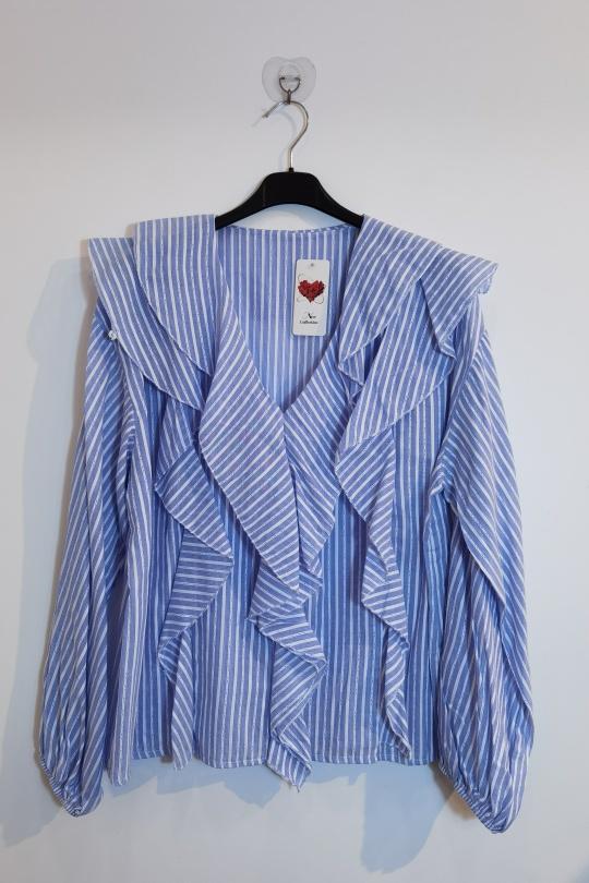 Tops Femme Bleu ciel ROSEMARY COLLECTION VANITA900 Efashion Paris