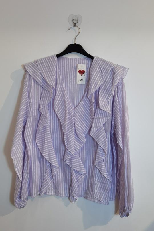 Tops Femme Bleu ciel ROSEMARY COLLECTION VANITA900 Efashion Paris