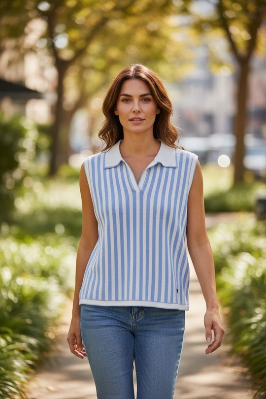 Tops Femme Taupe ROSEMARY COLLECTION GABY850 Efashion Paris