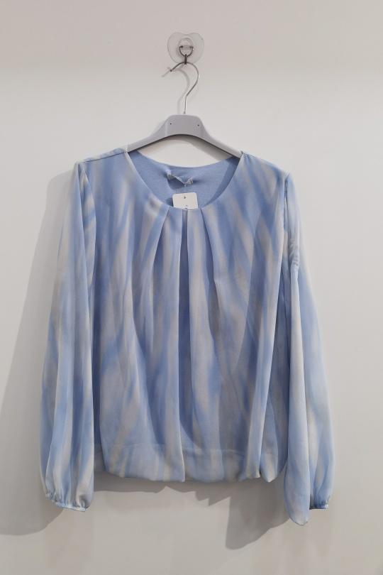 Tops Women Sky blue ROSEMARY COLLECTION SONIA750 Efashion Paris