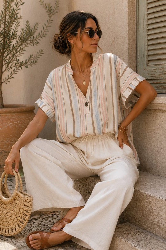 Tops Femme Rose ROSEMARY COLLECTION LAVINIA Efashion Paris