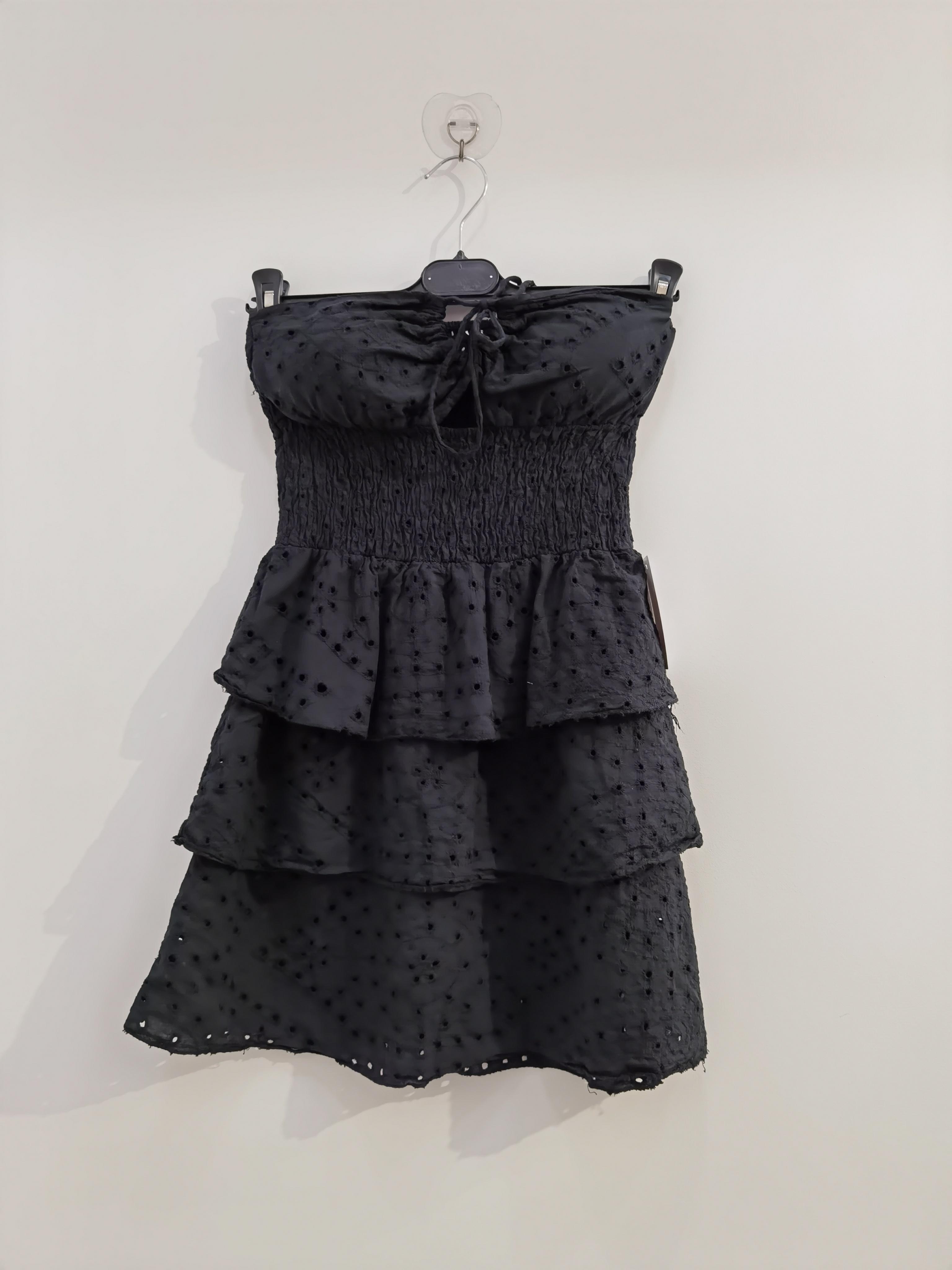 Robes courtes Femme Noir ROSEMARY COLLECTION BUST10 #c Efashion Paris