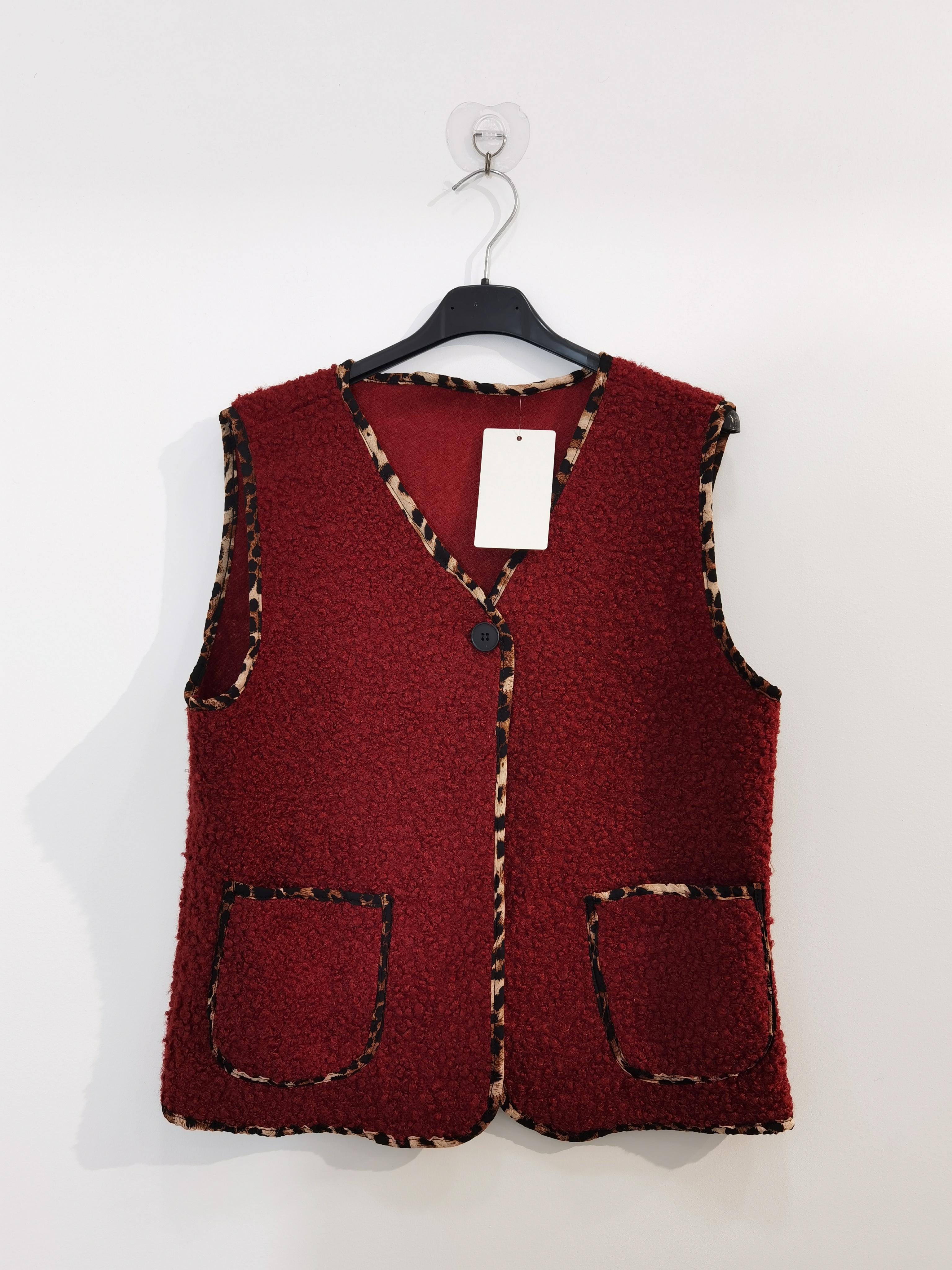 Cárdigans Mujer Burgundy ROSEMARY COLLECTION DESIREE650 #c Efashion Paris