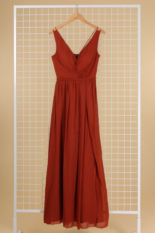 Robes de soirée Femme Terracota JUJU CHRISTINE R1780 Efashion Paris