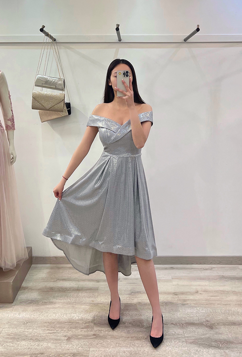 Evening dresses Women Light-grey JUJU CHRISTINE R1726 #c Efashion Paris