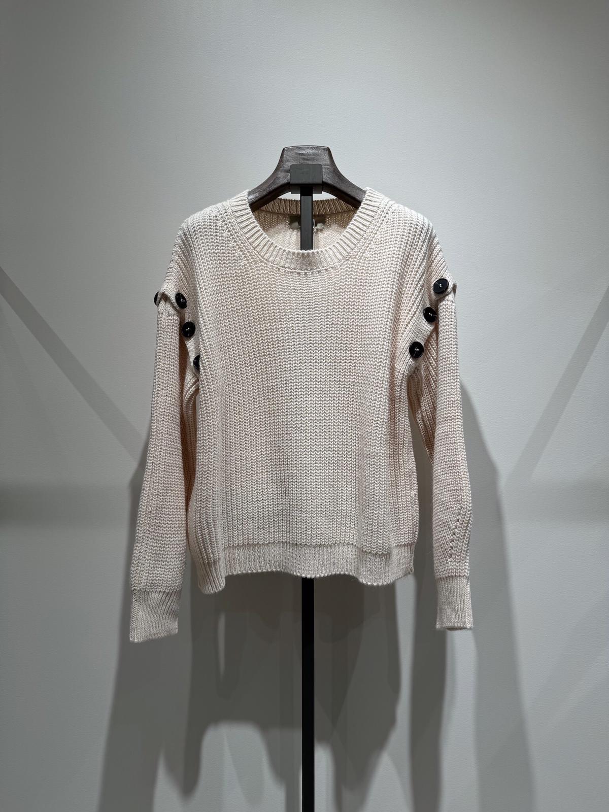 Jumpers Women Cream W STUDIO M83185 #c Efashion Paris