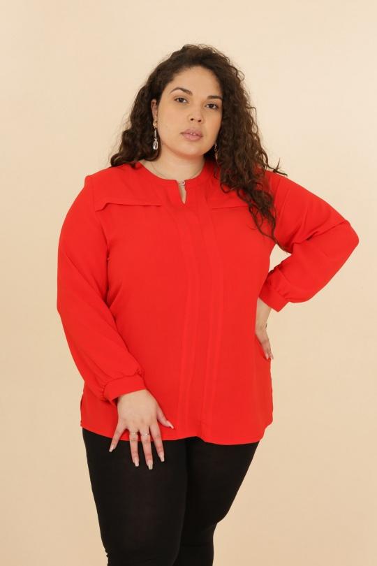 Chemises & blouses Femme Bleu royal VETI STYLE 3340 Efashion Paris