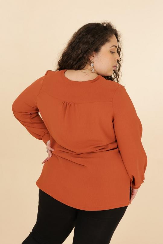 Chemises & blouses Femme Bleu royal VETI STYLE 3340 Efashion Paris