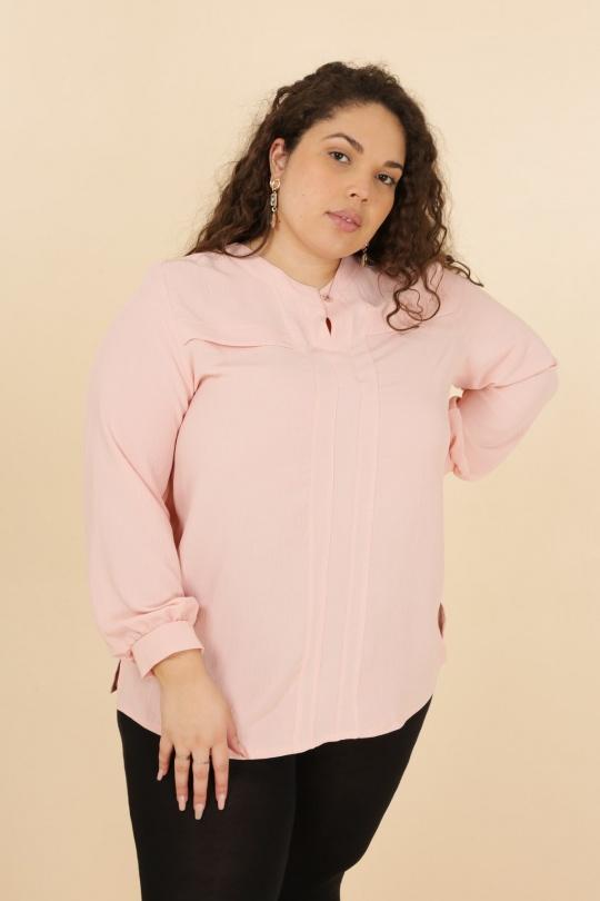 Chemises & blouses Femme Bleu royal VETI STYLE 3340 Efashion Paris