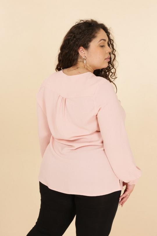 Chemises & blouses Femme Bleu royal VETI STYLE 3340 Efashion Paris