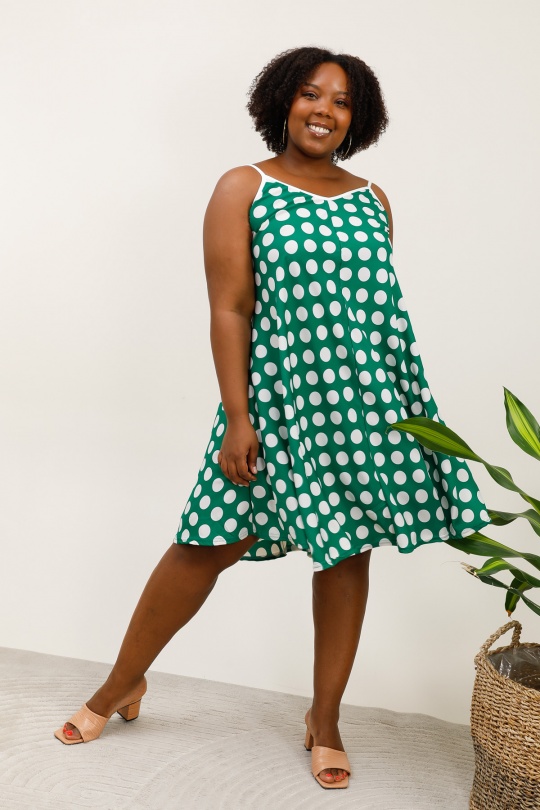 Vestidos y Monos Mujer Green VETI STYLE 2859-F Efashion Paris