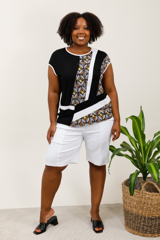 Ensembles Femme Noir/blanc VETI STYLE 4967+2444 Efashion Paris
