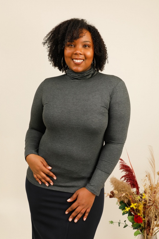 T-shirt Women Grey VETI STYLE 205-25 Efashion Paris