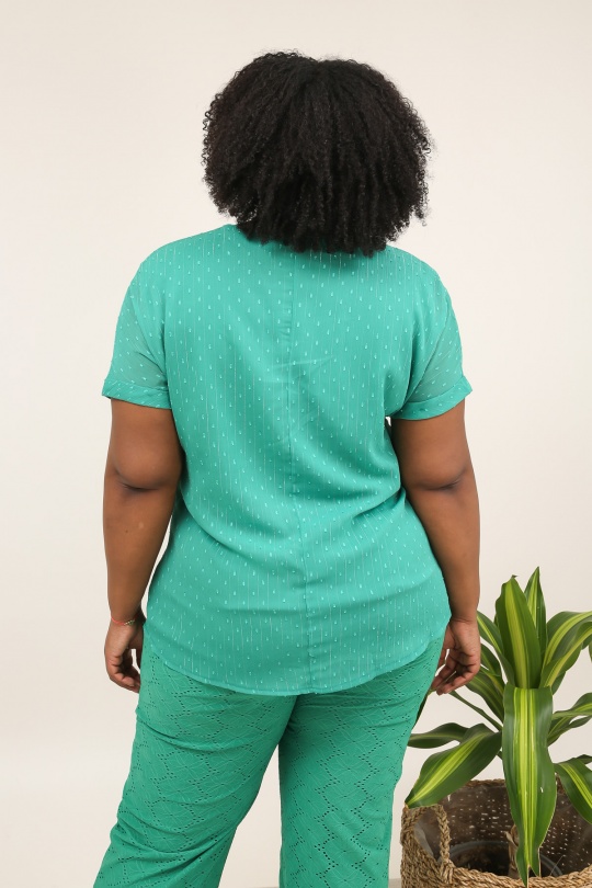 Tuniche Donna Brazil green VETI STYLE 5170 Efashion Paris