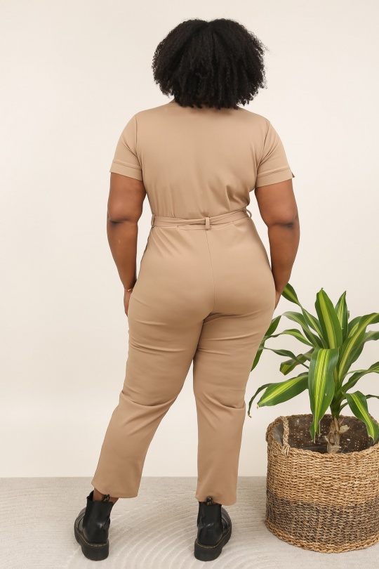 Dresses & Jumpsuits Women Camel VETI STYLE 5434 Efashion Paris